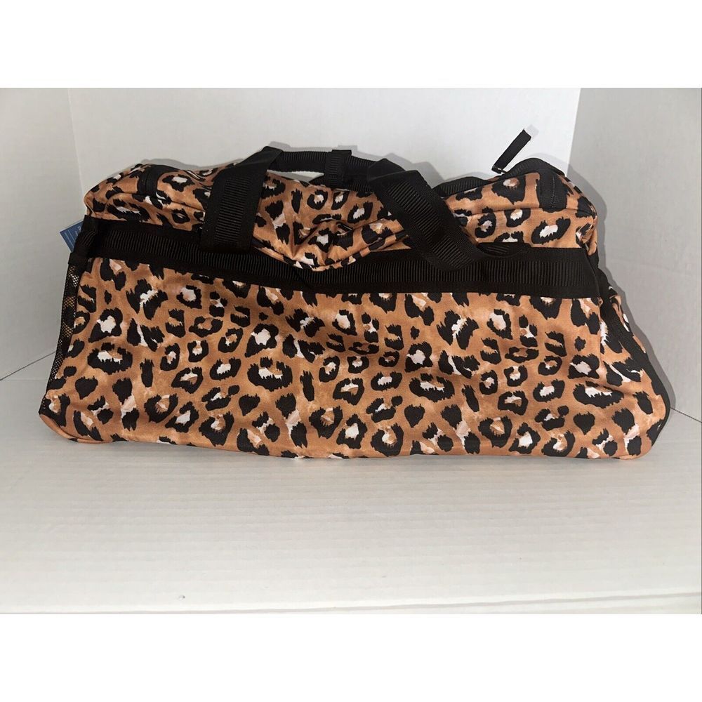 Chocomocha Basic Duffel Bag 22" Leopard Print CM2029-4 NEW